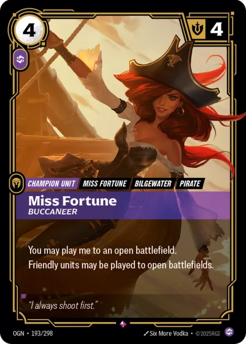 Miss Fortune, Buccaneer