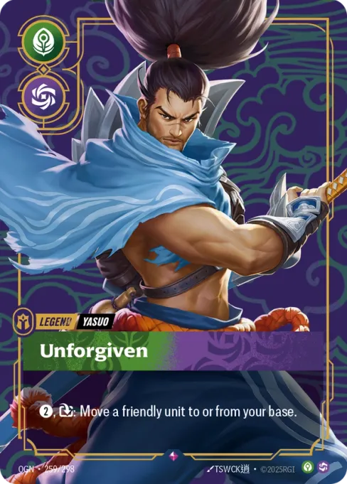 Yasuo, Unforgiven