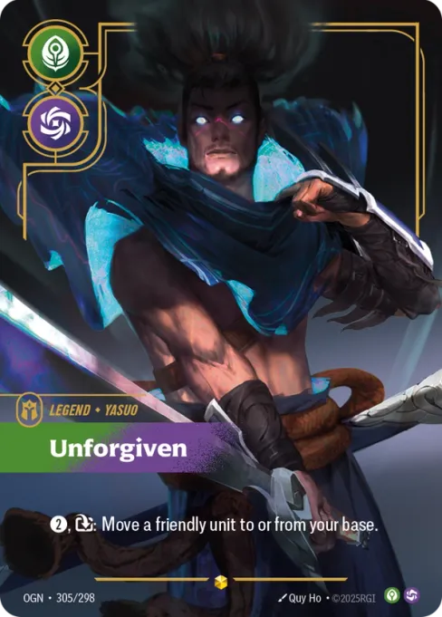 Yasuo, Unforgiven