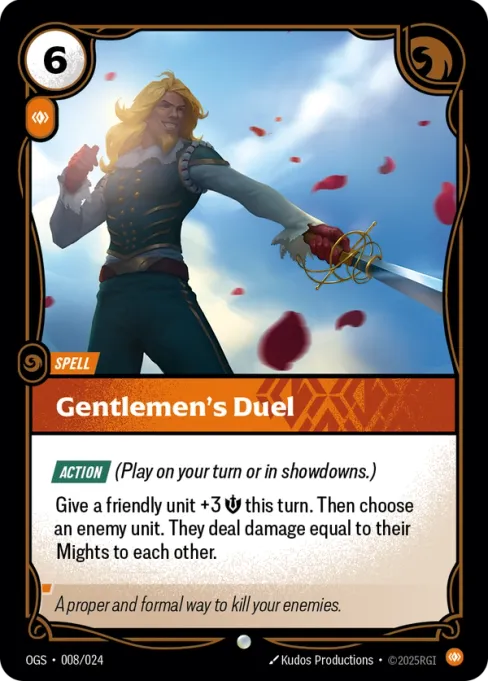 Gentlemen's Duel