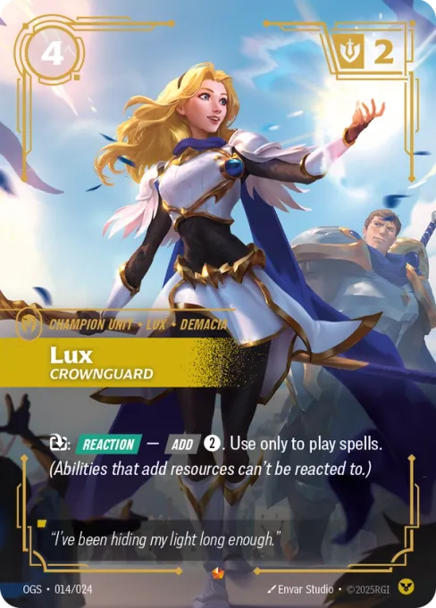 Lux, Crownguard
