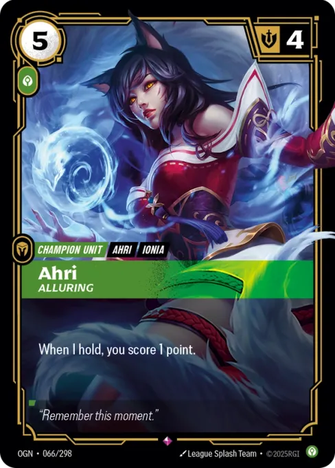 Ahri, Alluring