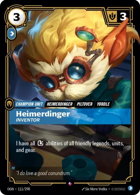 Heimerdinger, Inventor