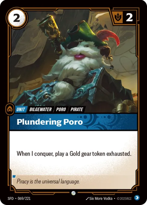Plundering Poro
