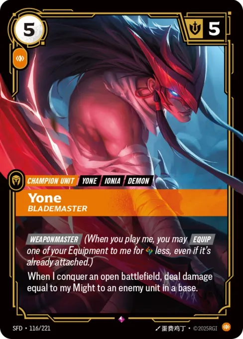 Yone, Blademaster