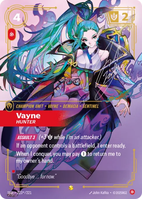 Vayne, Hunter