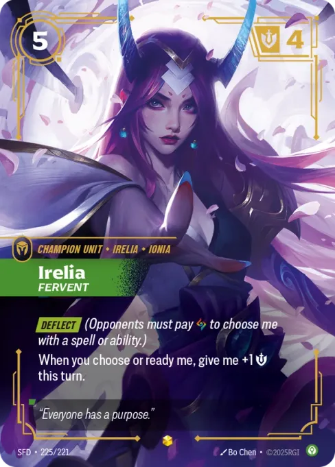 Irelia, Fervent