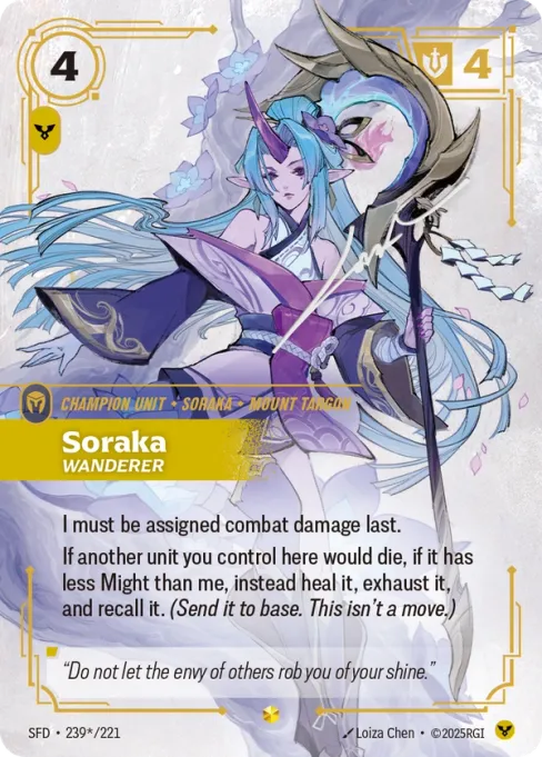 Soraka, Wanderer
