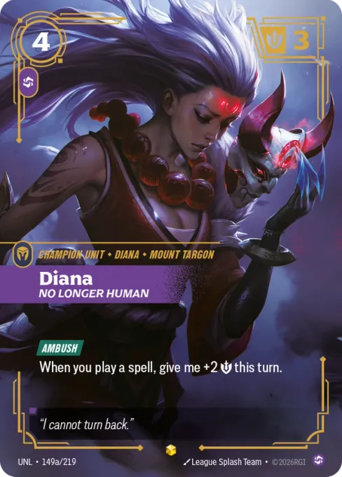 Diana, No Longer Human