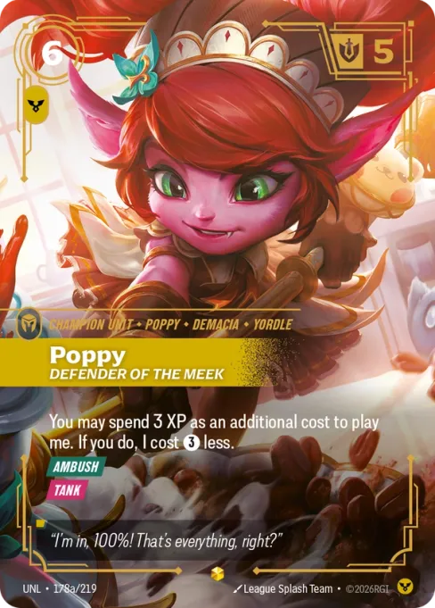 Poppy, Defender of the Meek