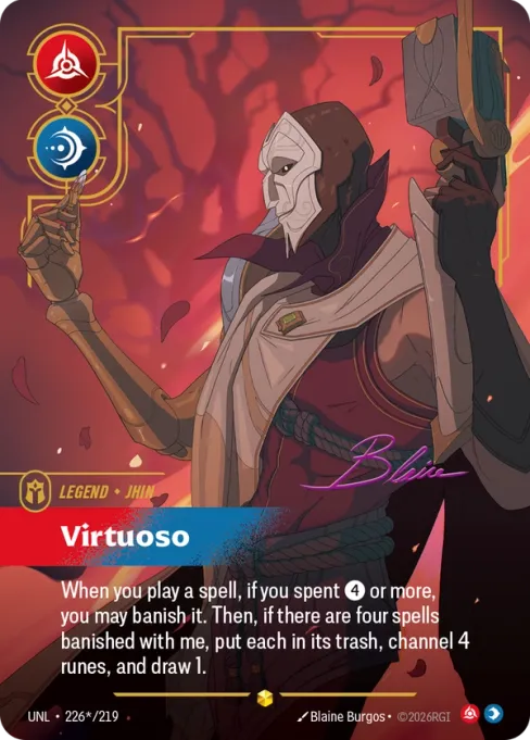 Jhin, Virtuoso
