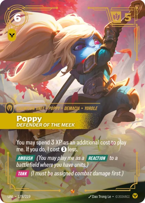 Poppy, Defender of the Meek