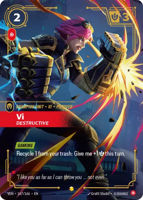 Vi, Destructive
