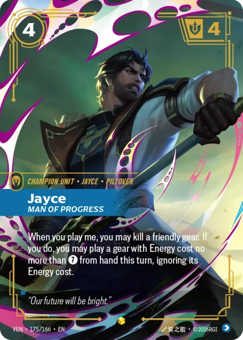 Jayce, Man of Progress