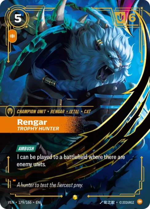 Rengar, Trophy Hunter
