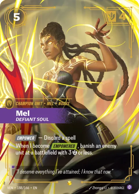 Mel, Defiant Soul