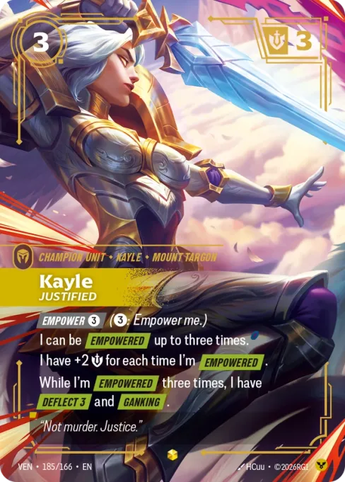 Kayle, Justified