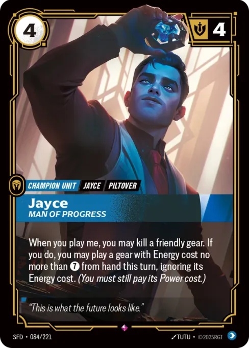 Jayce, Man of Progress